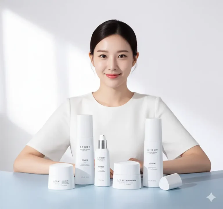 Set complet de soin visage Atomy The Fame 5 produits K-Beauty