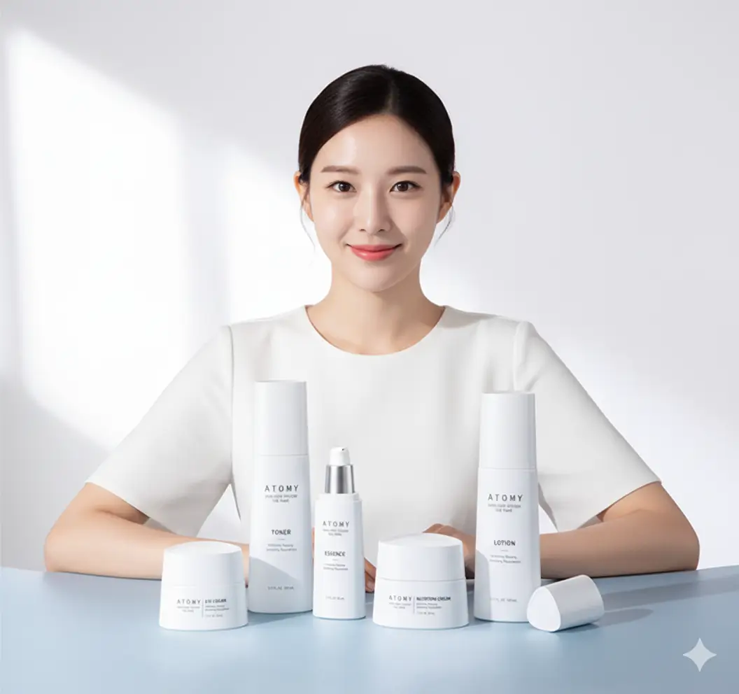 Set complet de soin visage Atomy The Fame 5 produits K-Beauty