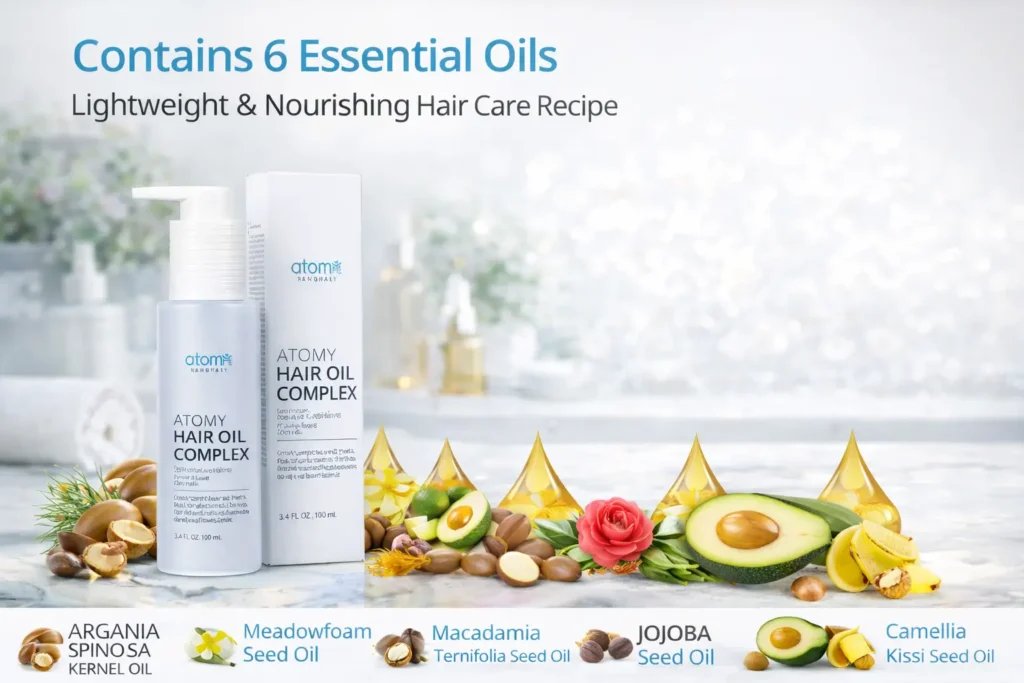 Atomy Hair Oil Avis huile capillaire argan cheveux brillants