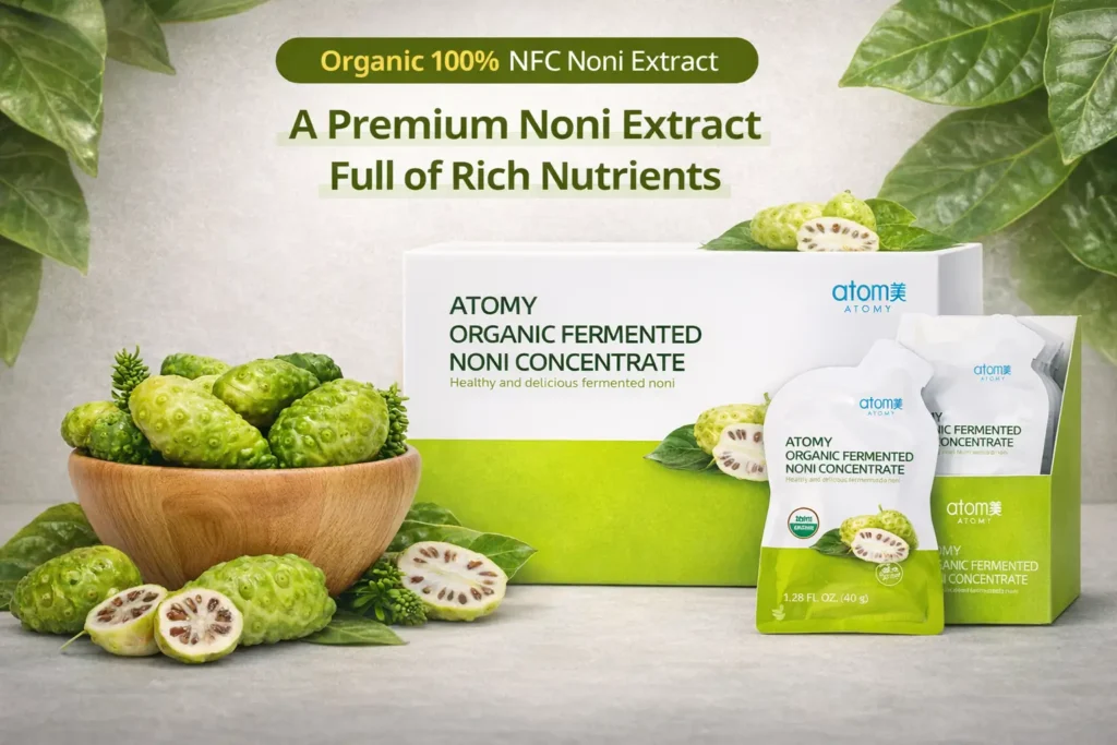 Atomy Noni Concentrate Pouch jus fermenté bio pour immunité