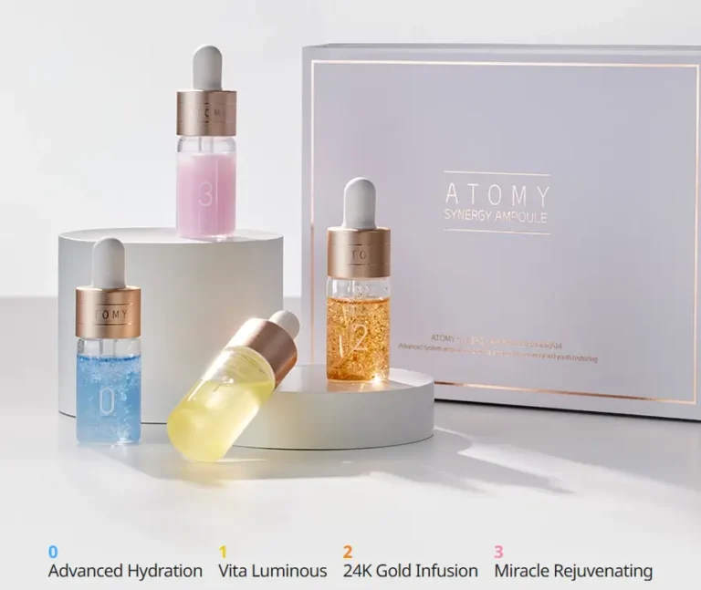Atomy Synergy Ampoule Avis programme soin visage 4 semaines