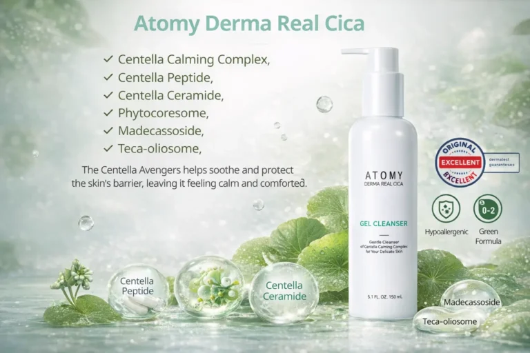 Atomy Derma Real Cica Avis soins apaisants Centella Asiatica