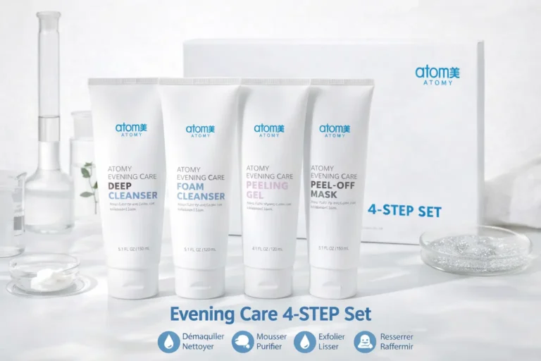Evening Care 4 Set Atomy les 4 tubes de nettoyage visage coréen